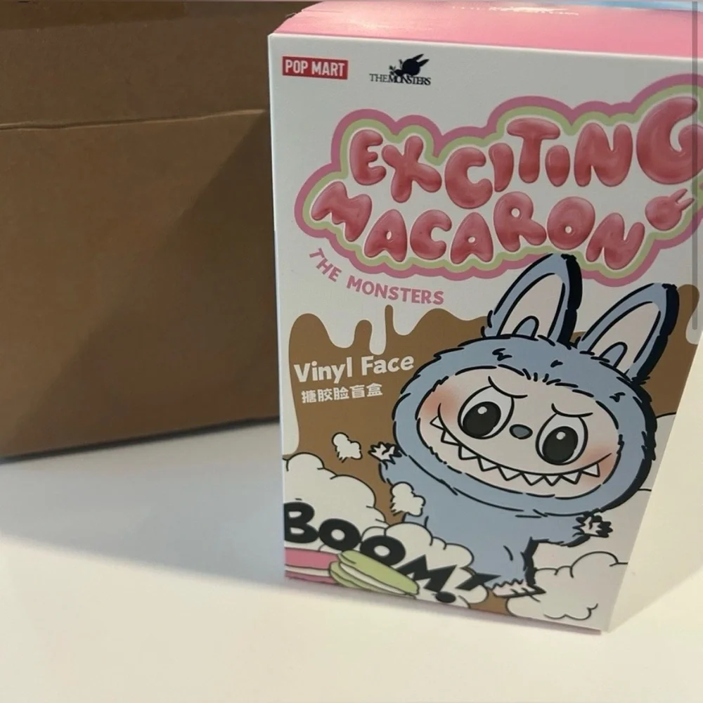 Sesame Bean Exciting Macaron Labubu From POPMART Unopened - Picture 2 of 4